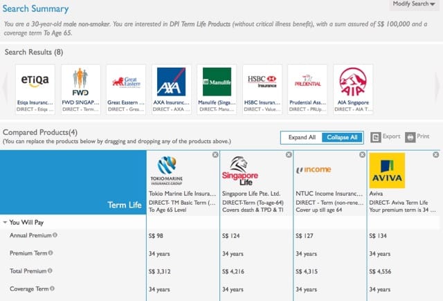 life insurance singapore 1